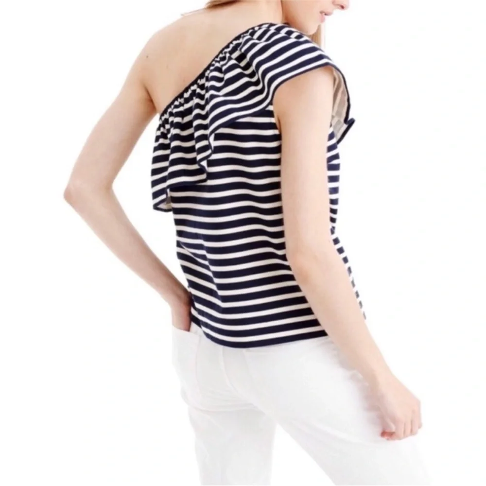 J. Crew One Shoulder Top